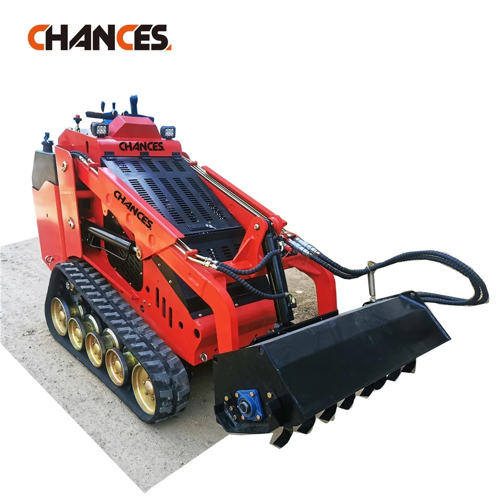 2024 Mini skid steer loader with Perkins diesel engine hydraulic servo joysticks control EPA Diesel power directly from factory