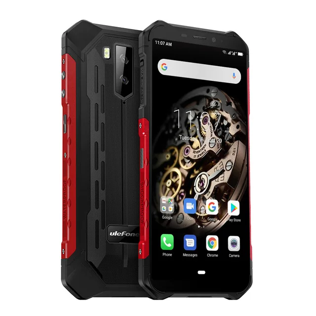 Самый дешевый прочный телефон с глобальной прошивкой 4G Ulefone Armor X5 Восьмиядерный Мобильный Телефон ip68 Android 9,0 3 ГБ 32 ГБ NFC 4G LTE мобильный телефон