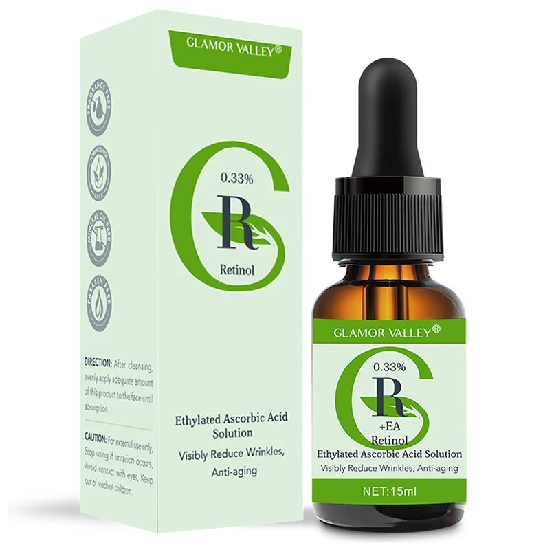 Wholesale Facial Skincare Serum Retinol Serum with Vitamin C , Anti Wrinkle Anti-Aging, Non-toxic and Clean Ingredient