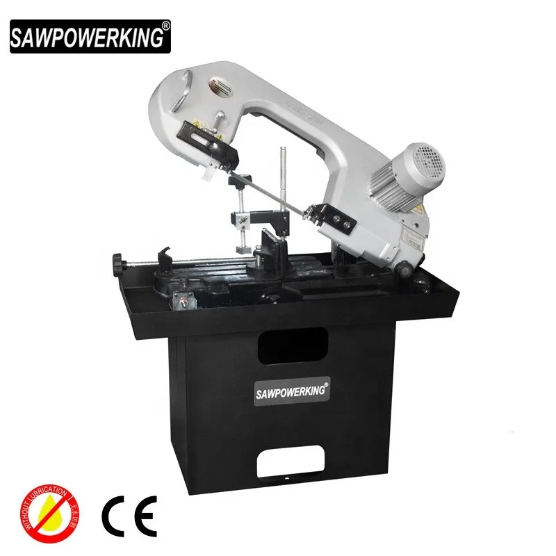 SAWPOWERKING 8' metal pic pipe cutting wood cutting mini table saw bandsaw machine