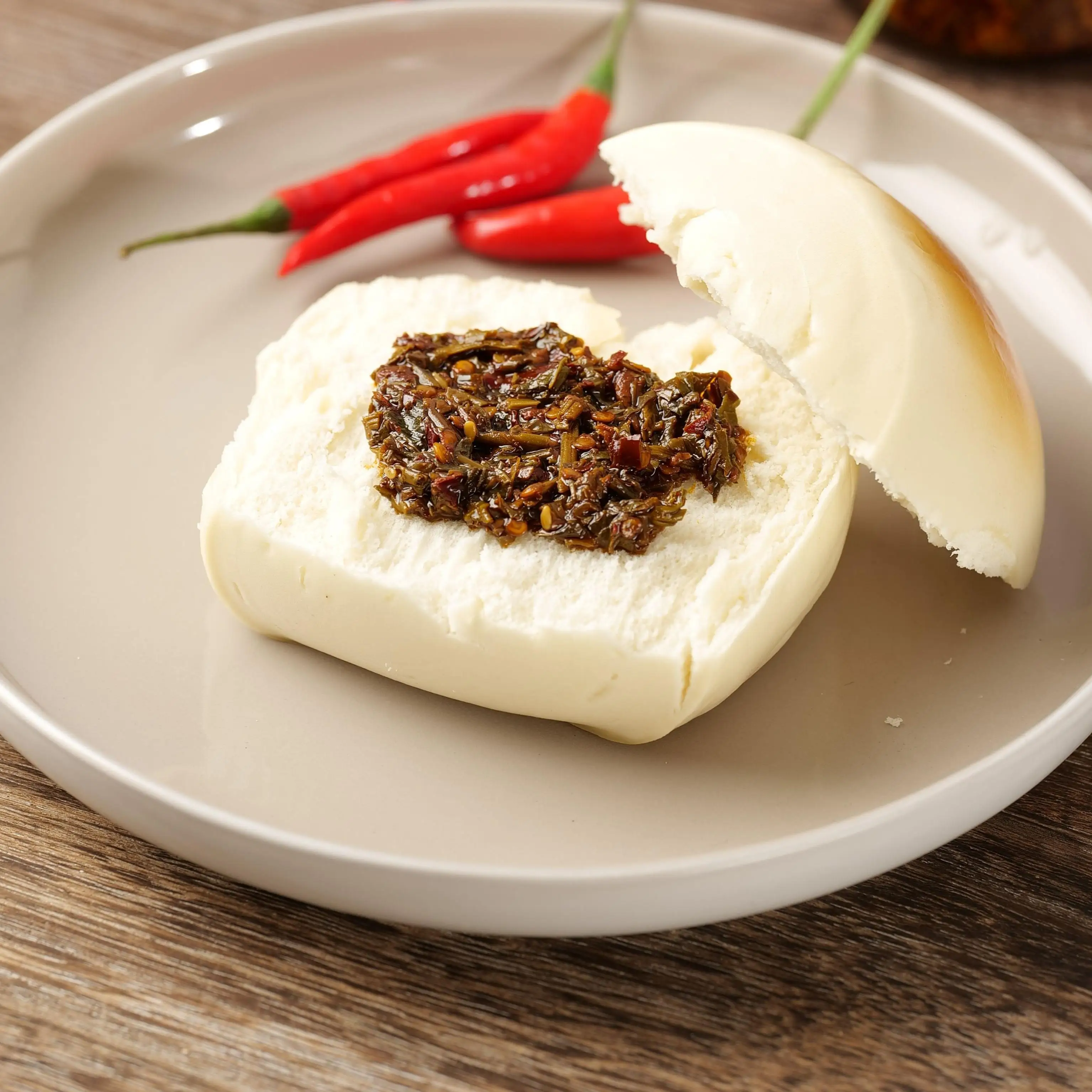 Китайская приправа вегетарианские ростки туна соус чили острая паста