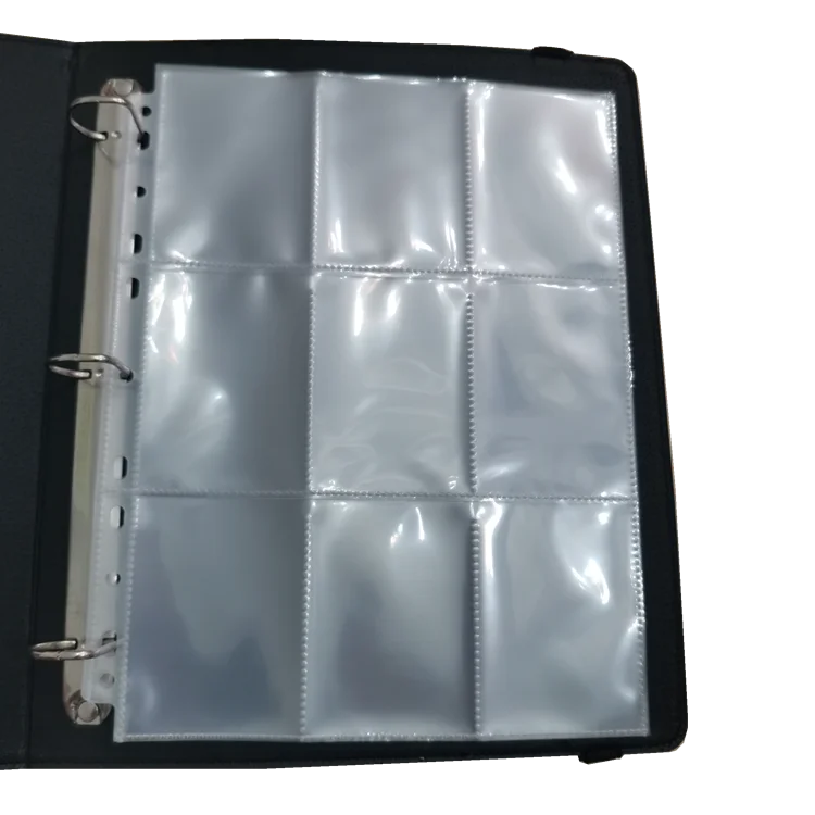 PU cover A4 3 Ring Binder file folder Card Binder