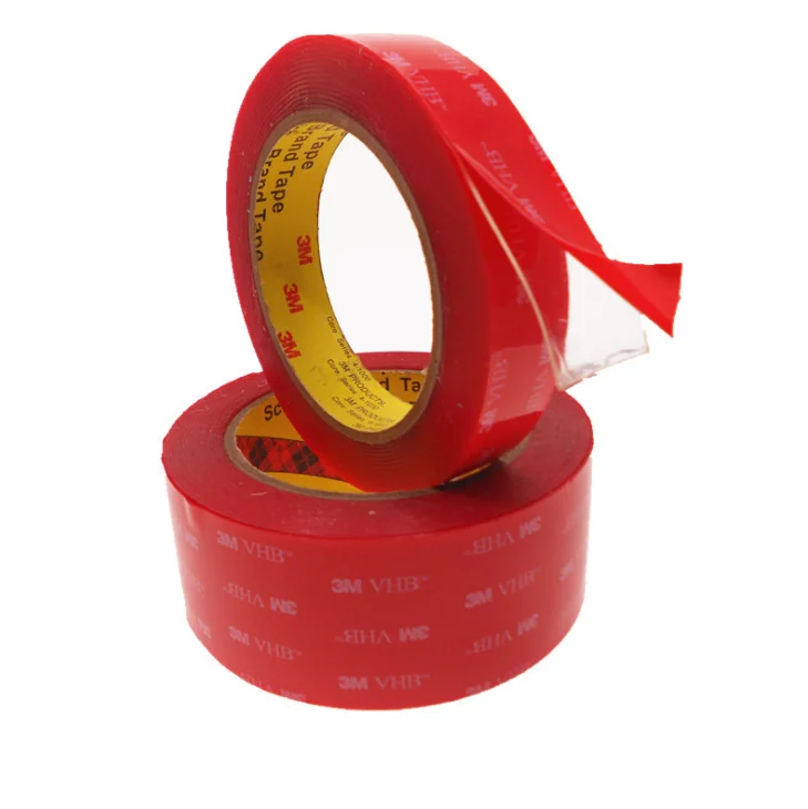 Hot sale 4905 4915 tapes 0.5 mm vhb red high transparent double sided acrylic foam tape For Automobile Decoration