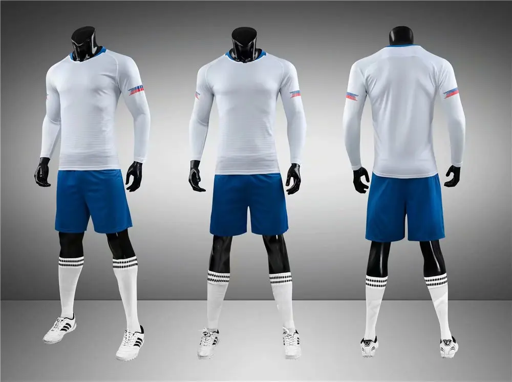 Latest Design High Quality Short Sleeve V Neck Personal Custom Football Jersey Soccer Wear