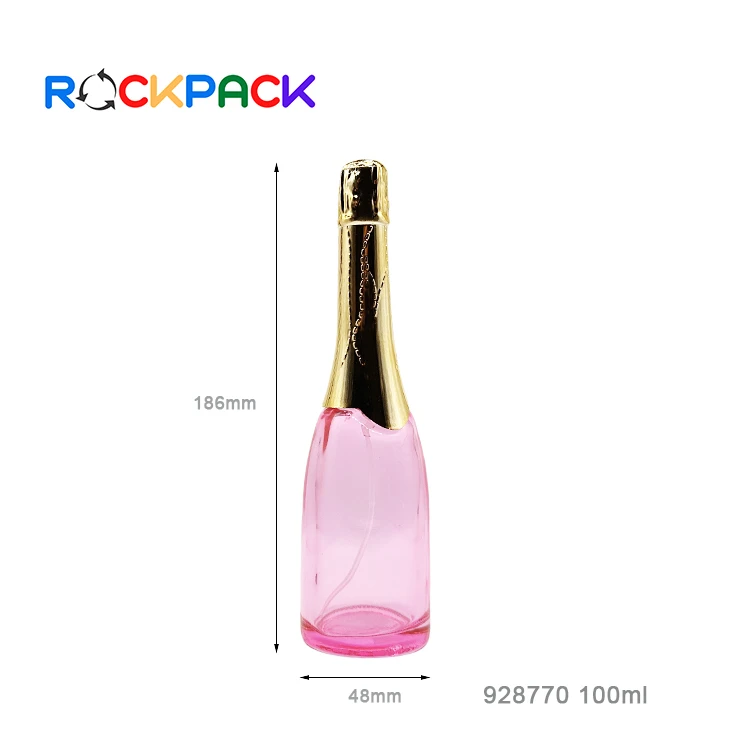 100 мл роскошный пустой стеклянный флакон для парфюма в форме вина