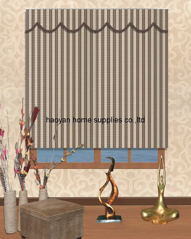 Latest Chinese Traditional Roll-up Bamboo Blinds Curtain