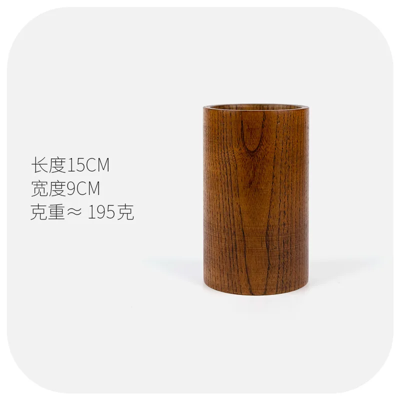 Wholesale household wooden tableware drain tube chopstick cage