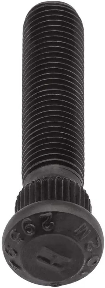 grade 10.9 knurl black wheel stud of alloy wheel