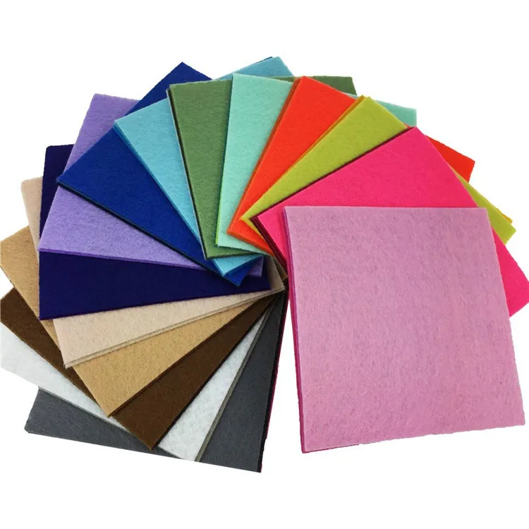High Quality Felt Fabric Roll Pieces Industrial Felt Polyester Non Woven Colorful Felt