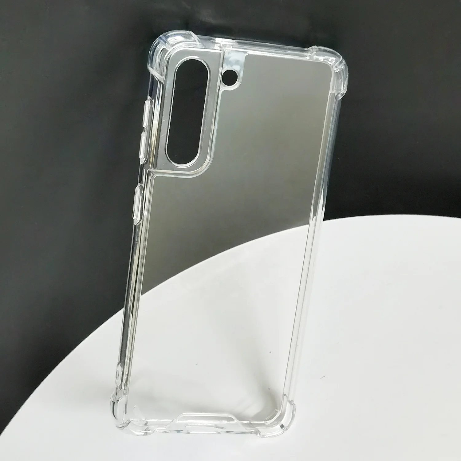 
Clear Shockproof Case For Samsung Galaxy S21Premium Hard Acrylic Soft TPU Bumper Case For Samsung S21Plus 