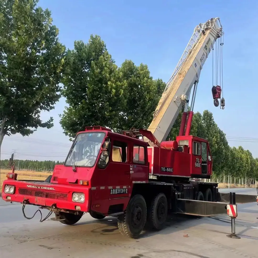 Tr500ex Tadano грубый кран 50 тонн с дизельным двигателем Nissan японский изготовленный оригинальный подъемный tr500ex tr500