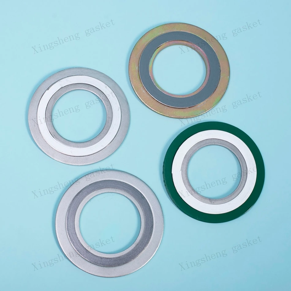Customized Inner and outer reinforced ring type ptfe camlock gasket Metal spiral wound graphite gasket