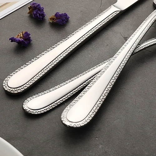 Factory Direct Hotel Knife And Fork Set Spoon Stainless Steel Cutlery Dinner