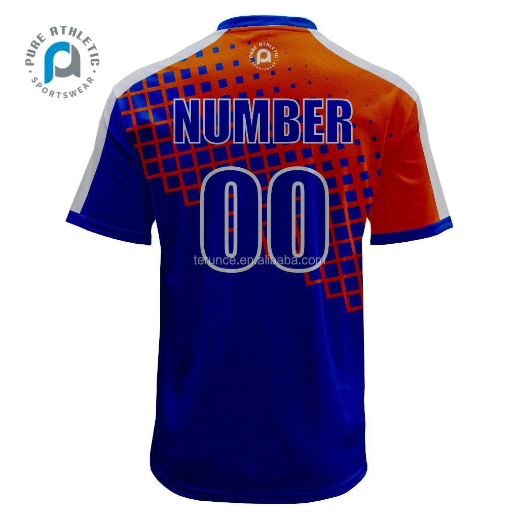 PURE Breathable Quick Dry Sublimation Printed Custom Own Design Wholesale Youth Adult Sports Training Football Shirts