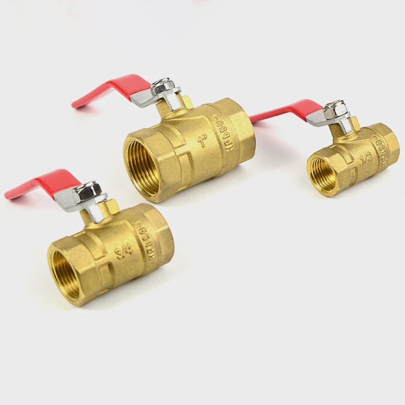 High Quality Copper Ball Valve Thread Female Full Bore Brass Ball Valve Supplier
