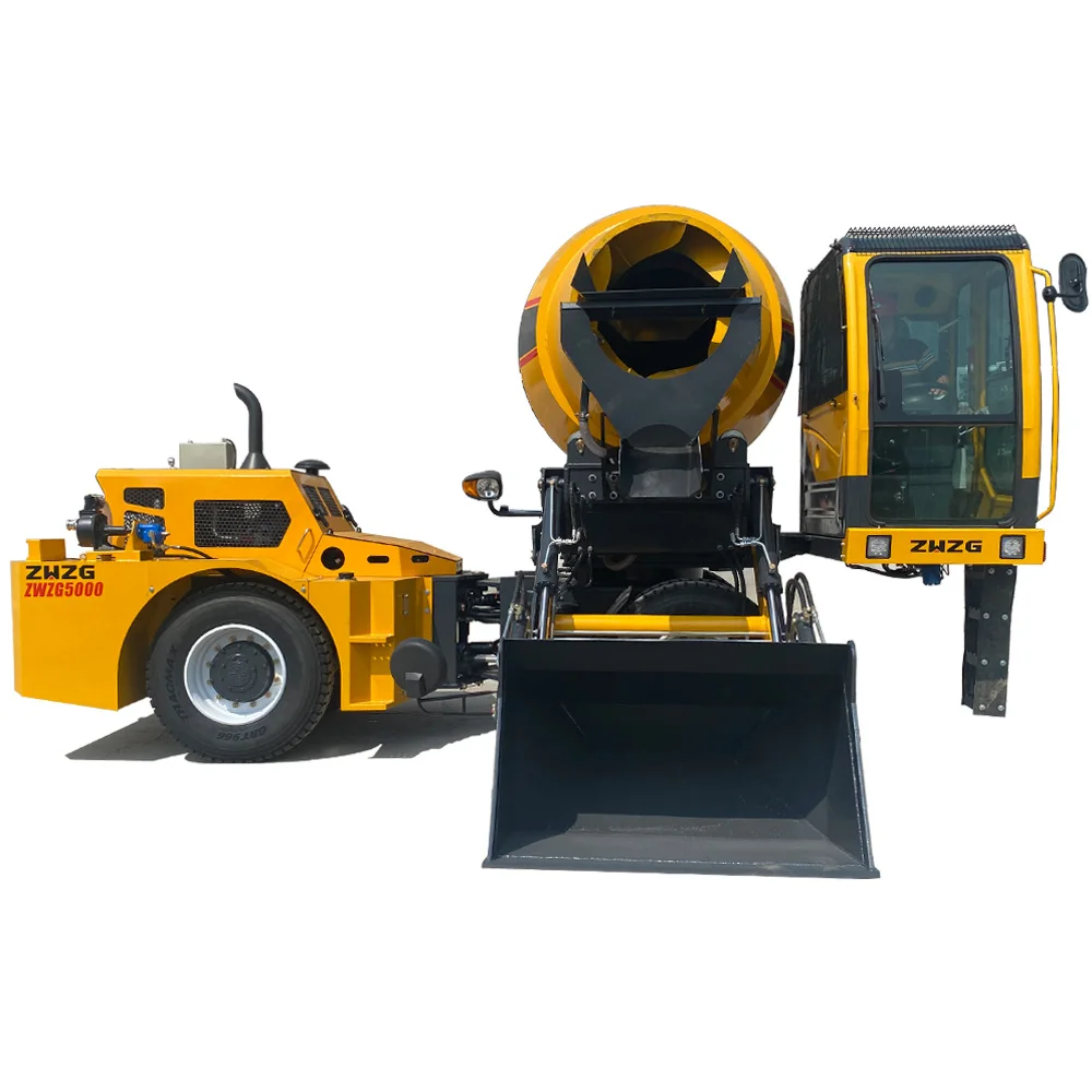 Factory Low Price Concrete Mixers Self Propelled Concrete Mixer Self Loader Concrete Mixer