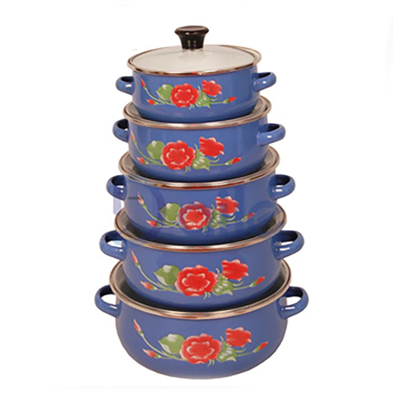 cast iron enamel pot rachel ray cookware set Home kitchen cookware kitchen wares wholesale