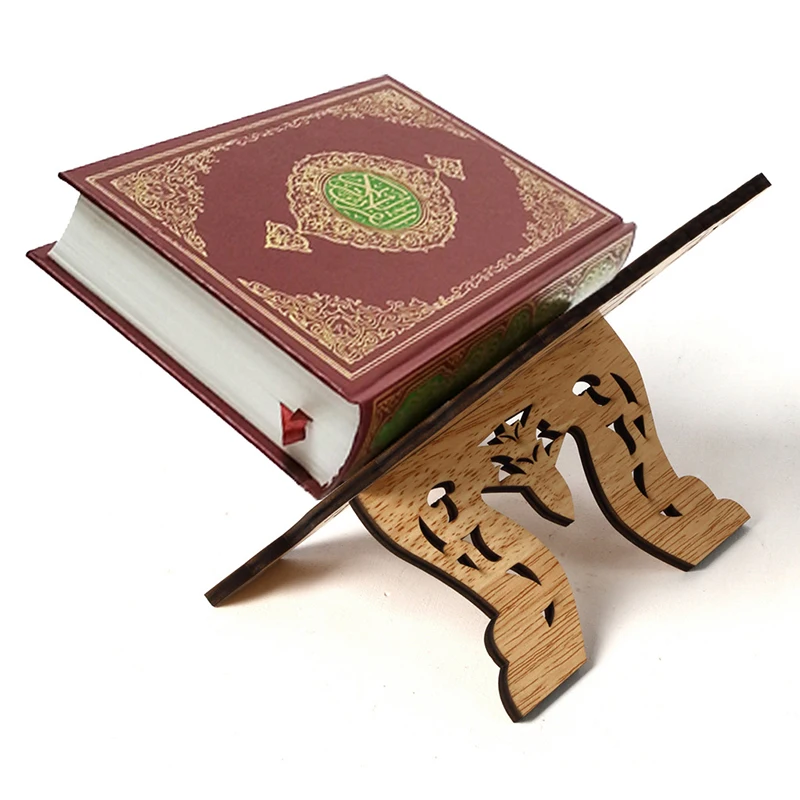  Деревянная ИД Al-Fitr Исламская книга Коран подставка держатель стенд мусульманский Декор для