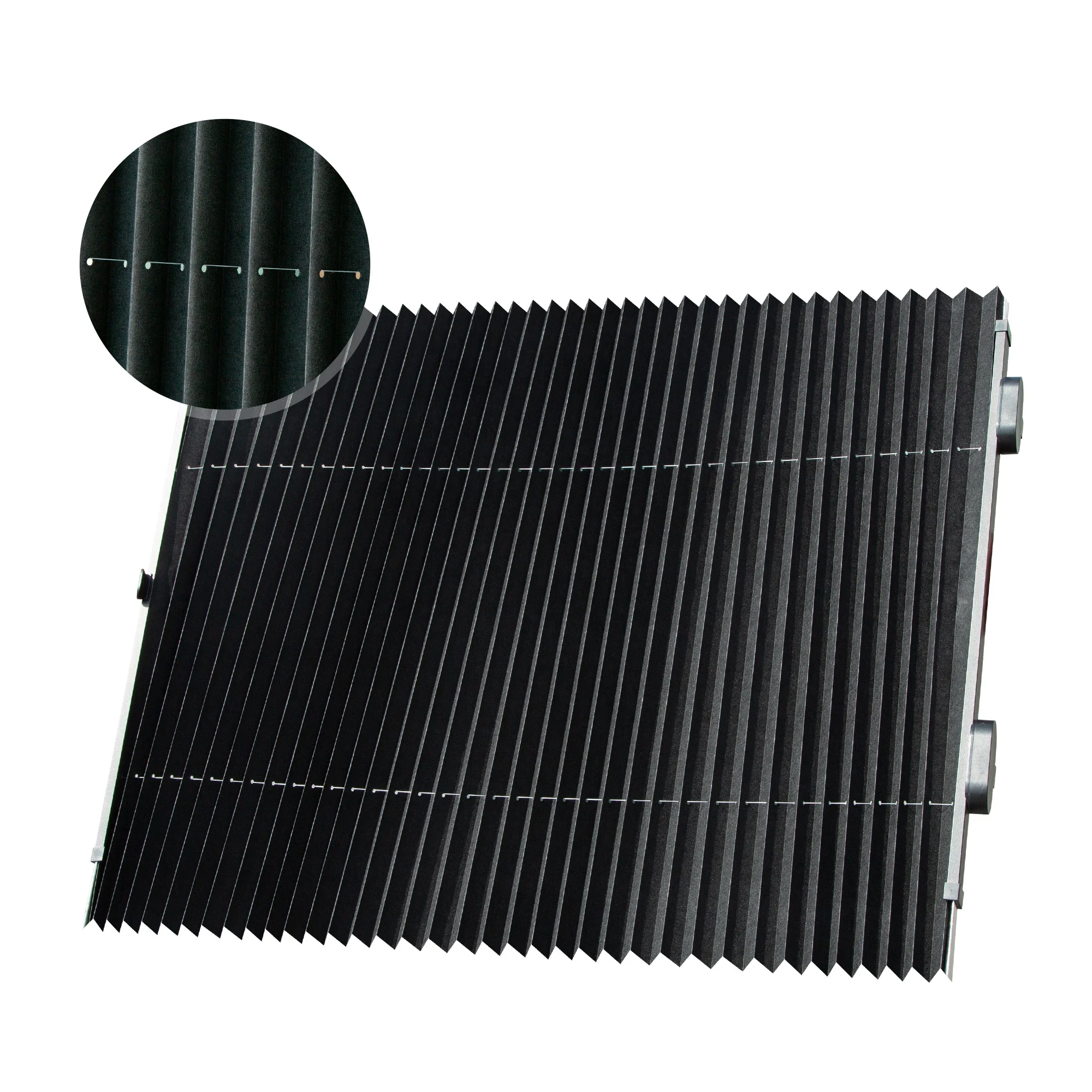 Sucked Sunshade Vehicle Retractable Car Curtain Uv Sun Visor Protect Easy Use Keep Cool Window Car Pleated Blind