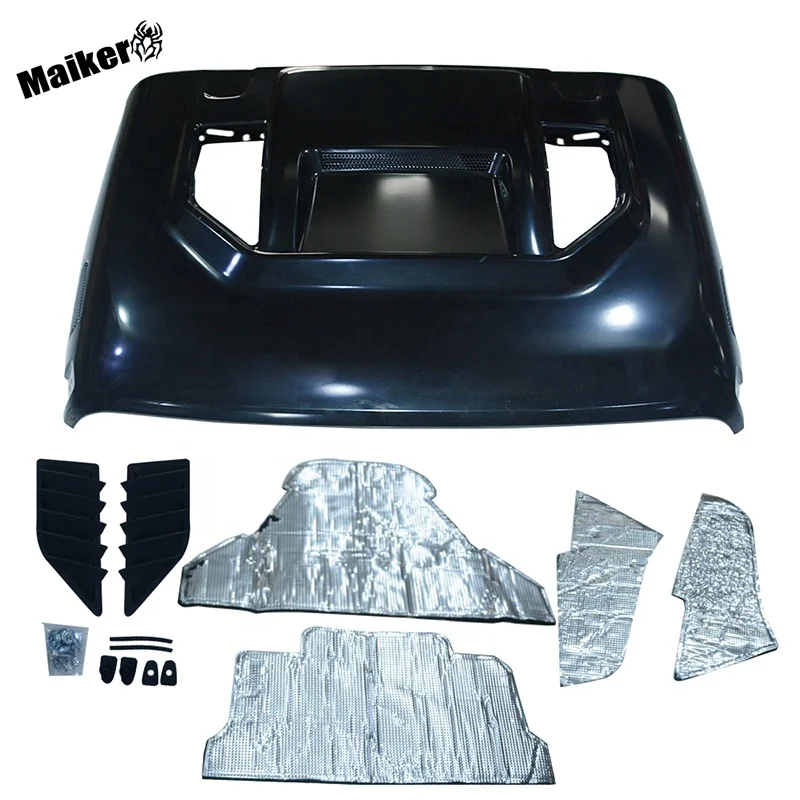 Maiker автомобильные аксессуары 10 юбилейный капот для Jeep Wrangler JL 2018 стальной капот