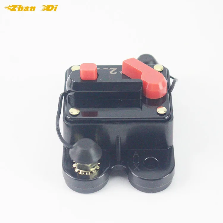 Manual reset high-current circuit breaker with switch overload protector Auto audio circuit breaker 250A CB-02