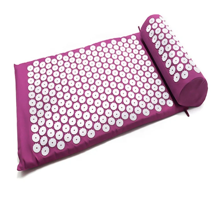 2021 New Item Hot selling Acupressure Mat and Pillow Set acupuncture mat for yoga body massage