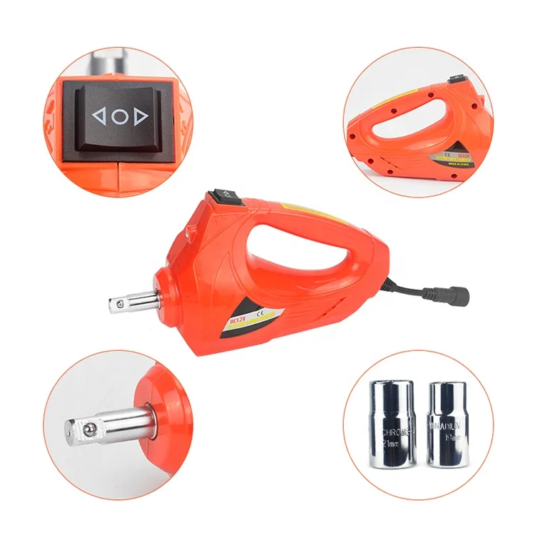 Hangzhou Vcan Горячая распродажа! 12 В постоянного тока 2000 кг Электрический автомобильный домкрат с ударным ключом