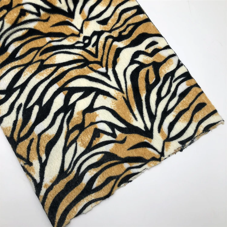 Изготовленная на заказ мягкая игрушка тигр напечатанная pv плюшевая ткань