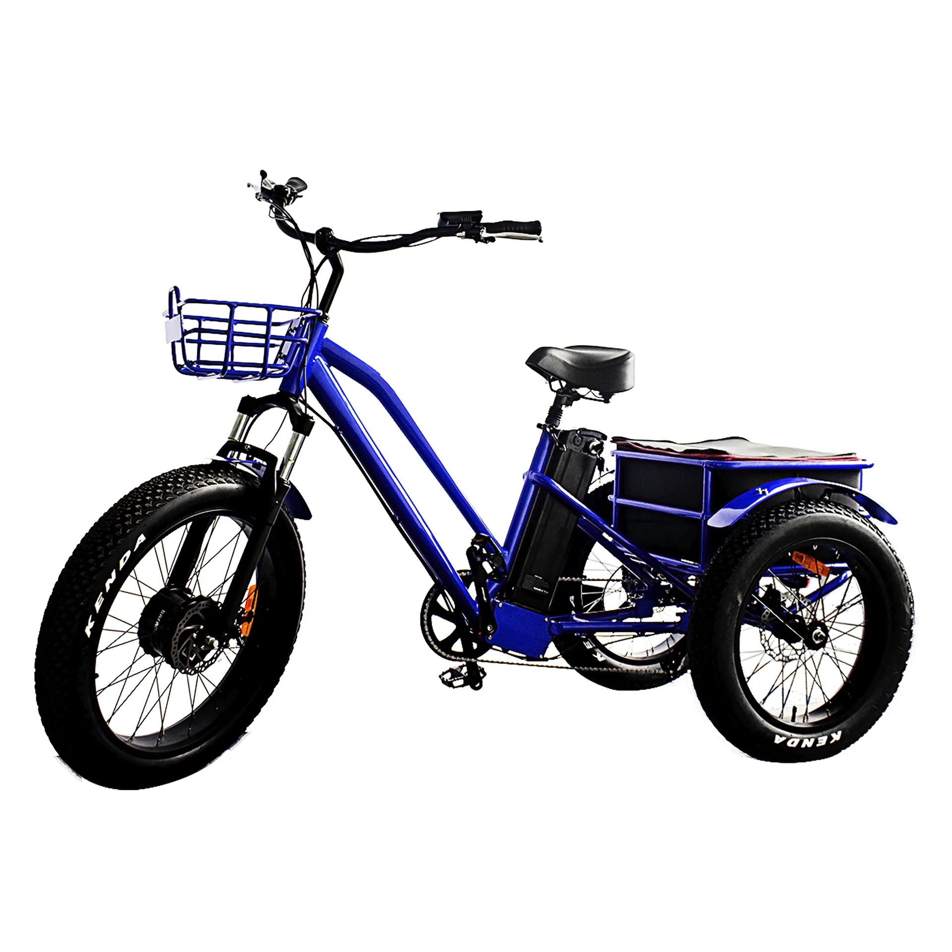 2022 Популярные 3 колеса мощный Электрический трехколесный велосипед для