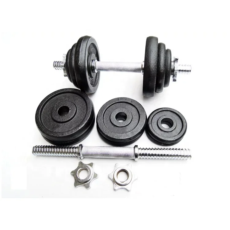 fitness black cast iron Weights adjustable customized dumbbell Set gym weights dumbbell