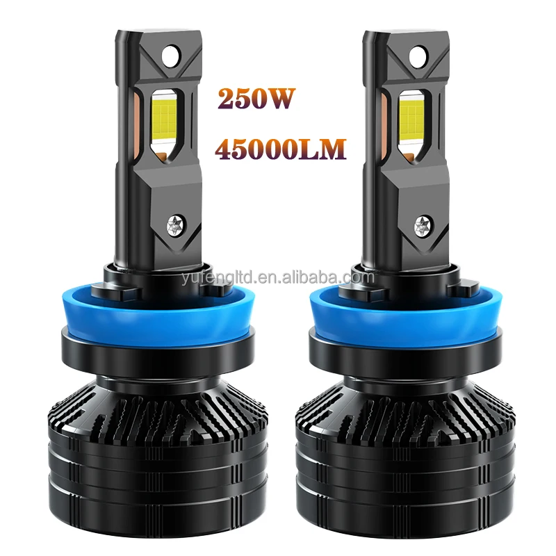 220W Super Power 45000Lumens Ai Copper 9005 LED Headlights Canbus Driver EMC Led Headlamps 9006 H1 H7 H11 Led Headlight Bulbs