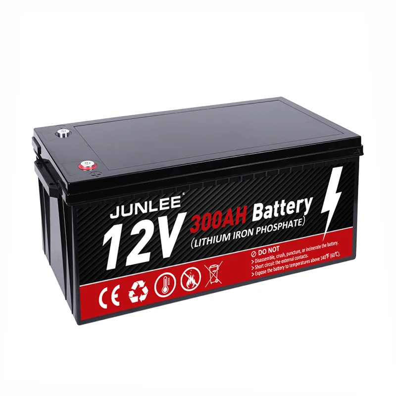 12v 300ah lithium ion battery for solar power system 12.8V lifepo4 battery 300 ah 200Ah 100Ah for RV Boats Golf Carts Bluetooth