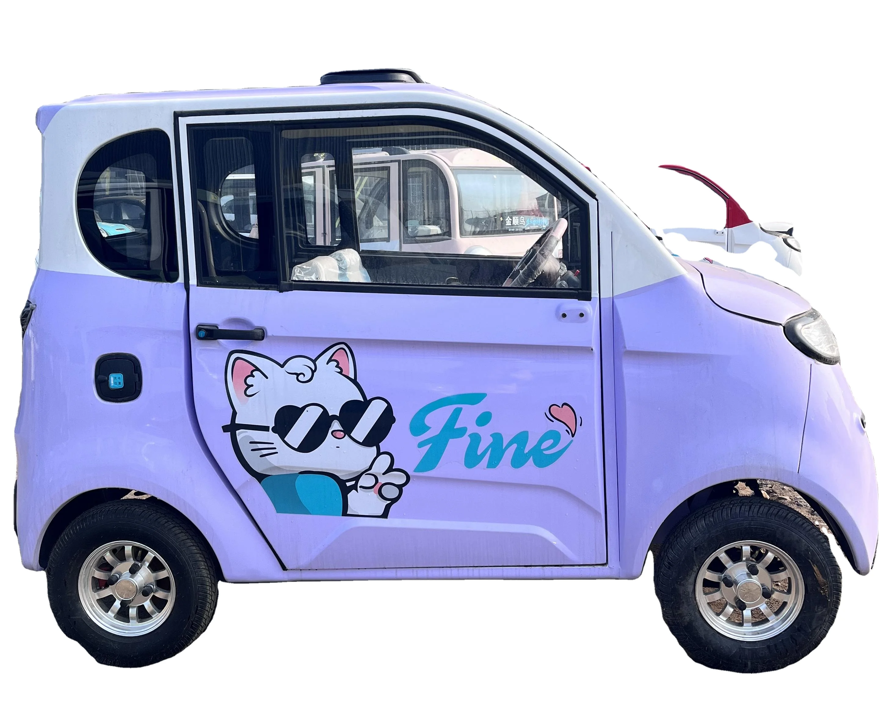 Cheap Price AC Motor Low Speed Electric Car With Rear Drive