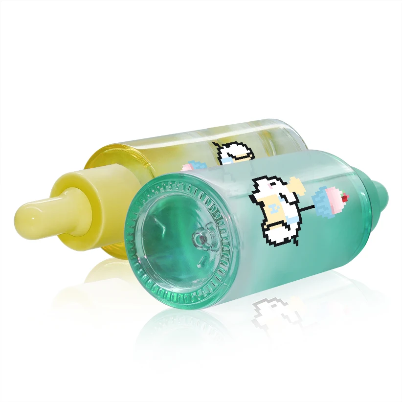 jiaxing glass Custom frosted serum oil bottle 100ml 100 ml pink purple blue white color glass cosmetic press pump dropper bottle