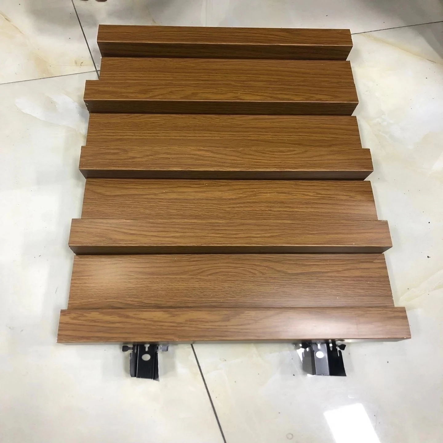 metal aluminum baffle ceiling tile, false ceiling, suspended ceiling