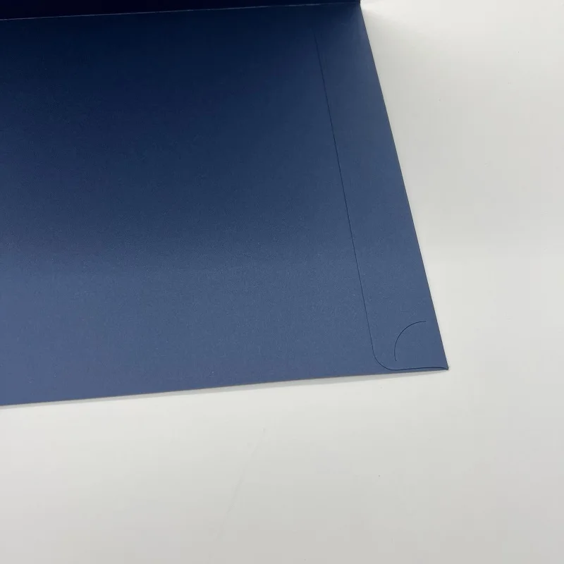 Diploma Cover Diploma Holder Graduation Certificate Cover Smooth A4 Satin Corners Blue