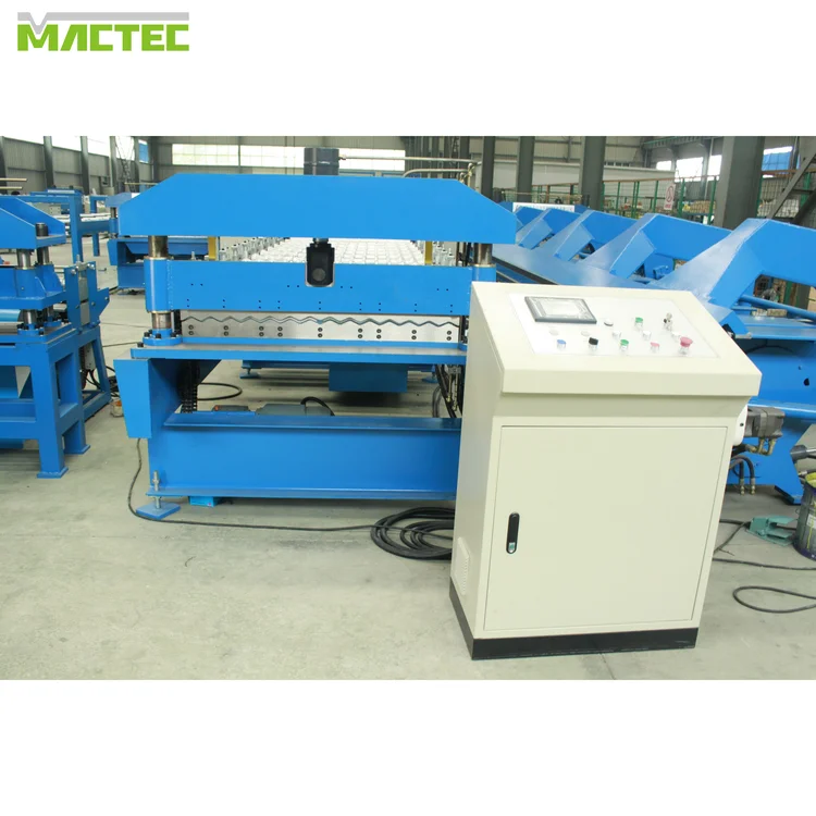 Горячая Распродажа cnc катушка гофрированные профилирующие линии для кровельного листа черепицы рулонная формовочная машина