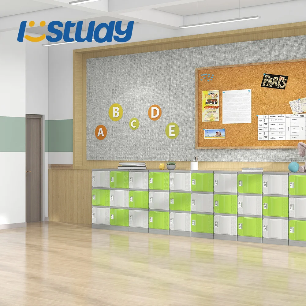 Customize Modern  ABS plastic locker Outdoor Smart Luggage Locker with Touch Screen  automatic locker for School Furniture