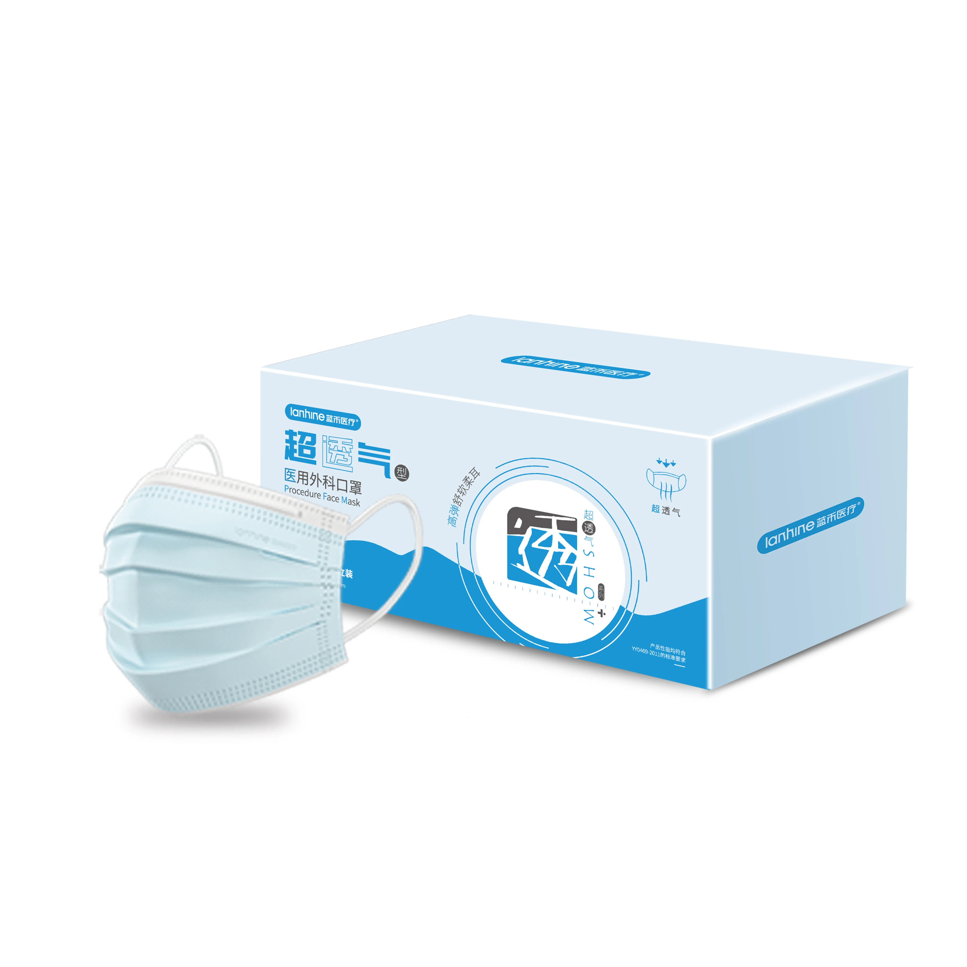 New super breathable Disposable  Level 3  Surgical  Adult Christmas Customized Medical 3Ply Face Mask