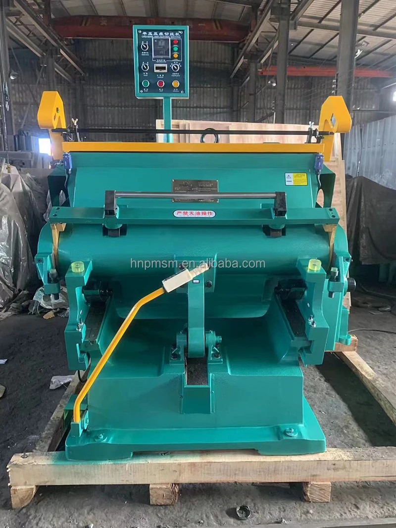 Automatic Flatbed Die Cutting Press for Cartons Precision Paperboard Cutting and Creasing Machine Manual and Small Press Options