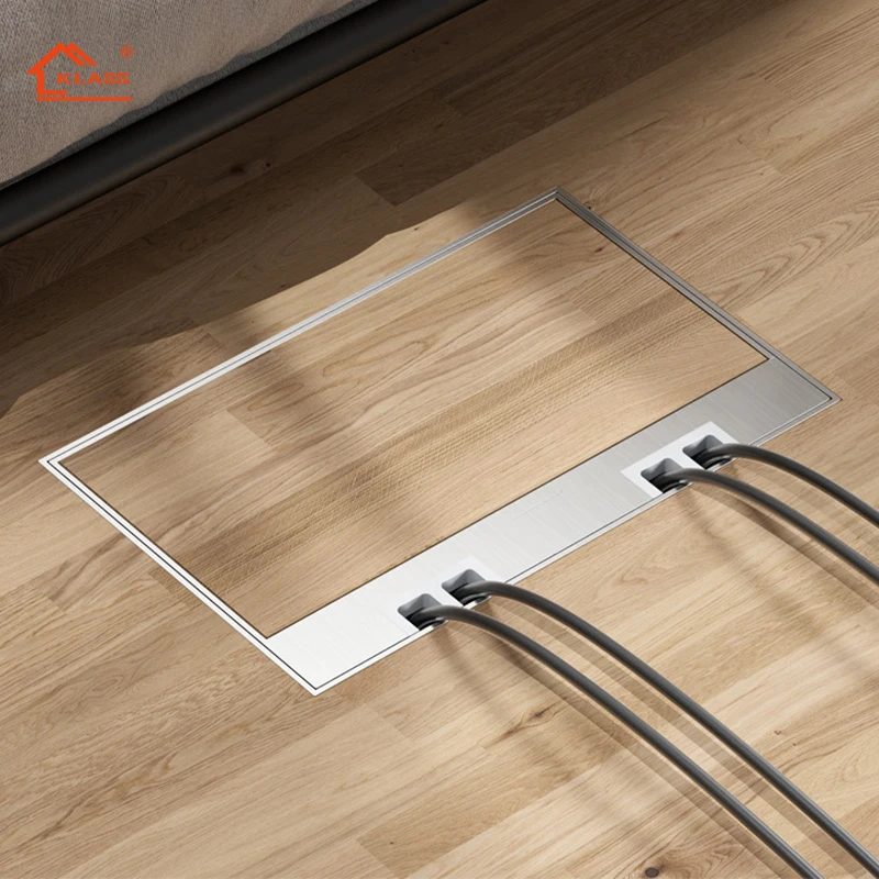 KLASS 1 2 3 4 gang 13A 16A 20A 45AOEM/ODM US EU UK JP AU socket plate Under floor service electrical outlets hidden floor box