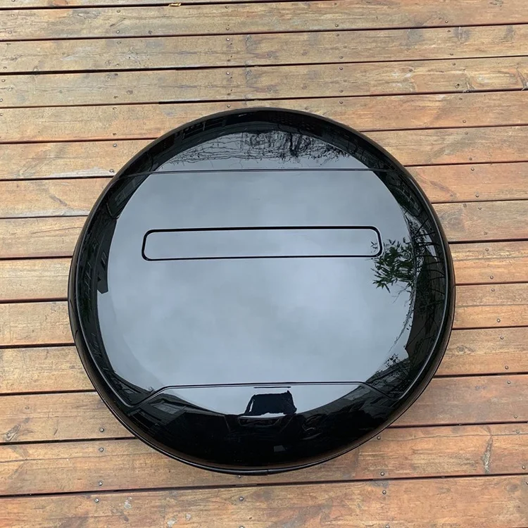 UJ DESIGN OEM ABS 82cm Glossy Black Spare tire cover for 2020 Land Rover Defender 90 110