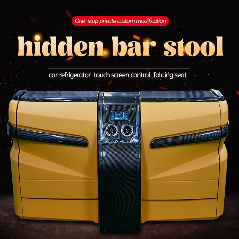 2023 Best Selling Lowest Price Car Interior Accessories Telescopic Bar Chair V-Class Interior Partition Wall With TV Display