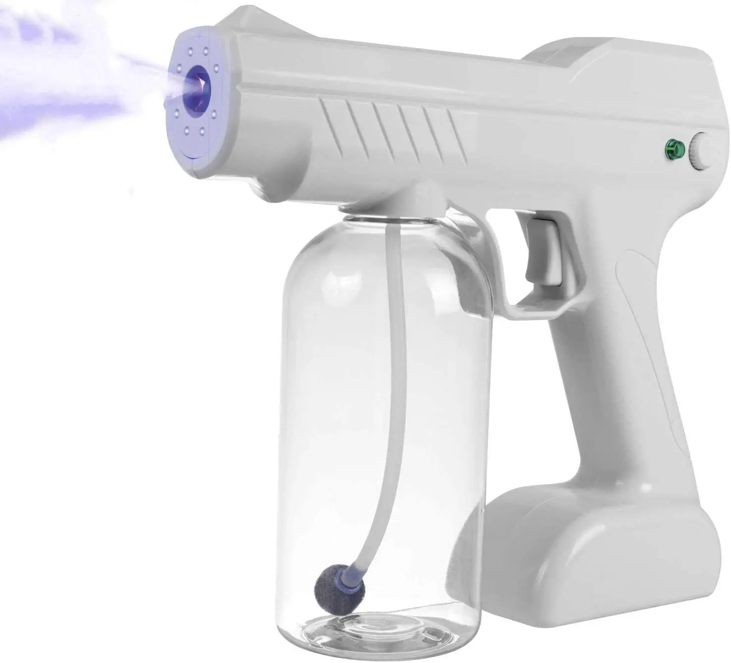 
Electric Sprayer Portable ULV Handheld Blue Light Nano Sterilization Atomizer Wireless Rechargeable Steam Spray 