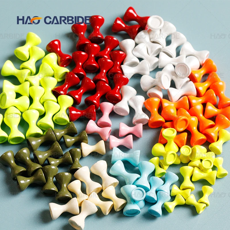 Tungsten Predator Eyes high quality tungsten dumbbell painted color 5mm