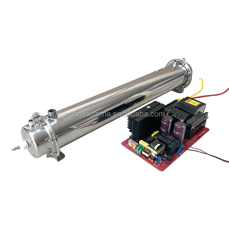 Портативный 50 г с водяным охлаждением регулируемый генератор озона для очистки воздуха