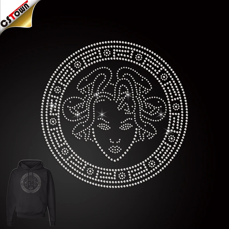 Hot Sale 2023 Iron Transfer Designs Rhinestones White Crystal Ab Rhinestone Transfer