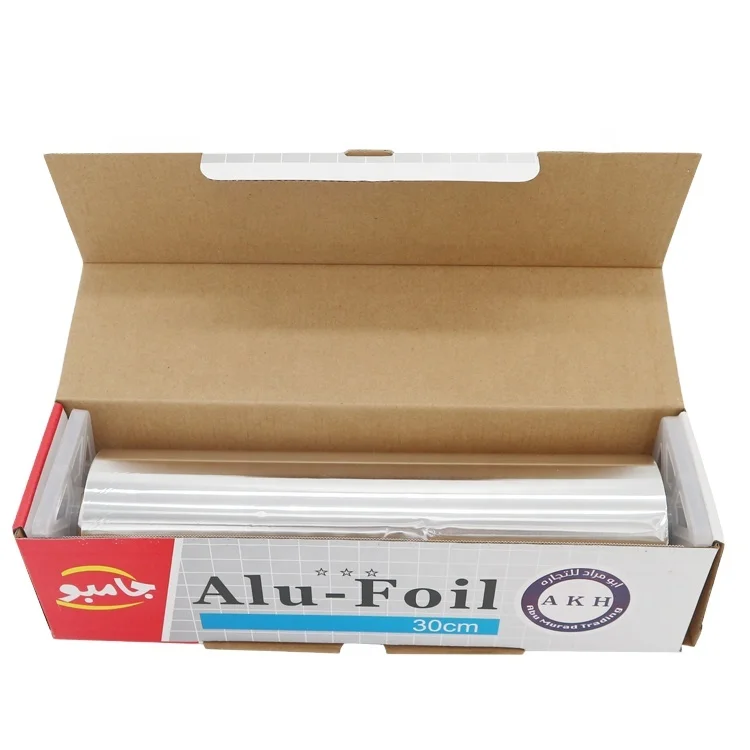 Manufacture 12mic household aluminum tin foil paper roll