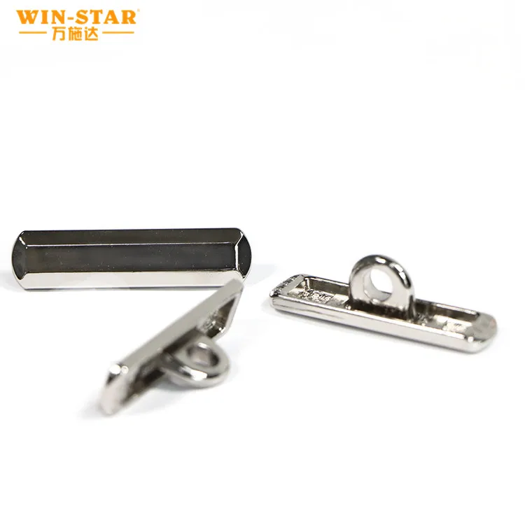 2022 China Factory Decorative metal strips for furniture Upholstered button Sofa trim strip Zinc alloy decorative cuboid