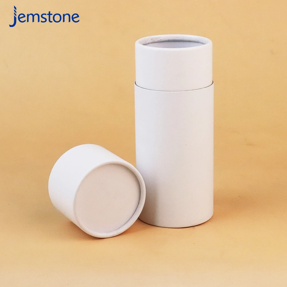 Factory Recycled Round Cylinder Cardboard Tubes Packaging Black white brown Kraft Paper Tube